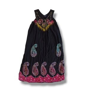 Riviera Sun Batik Womens Sun Dress Resortwear Beach Swim Cover Up Size M S